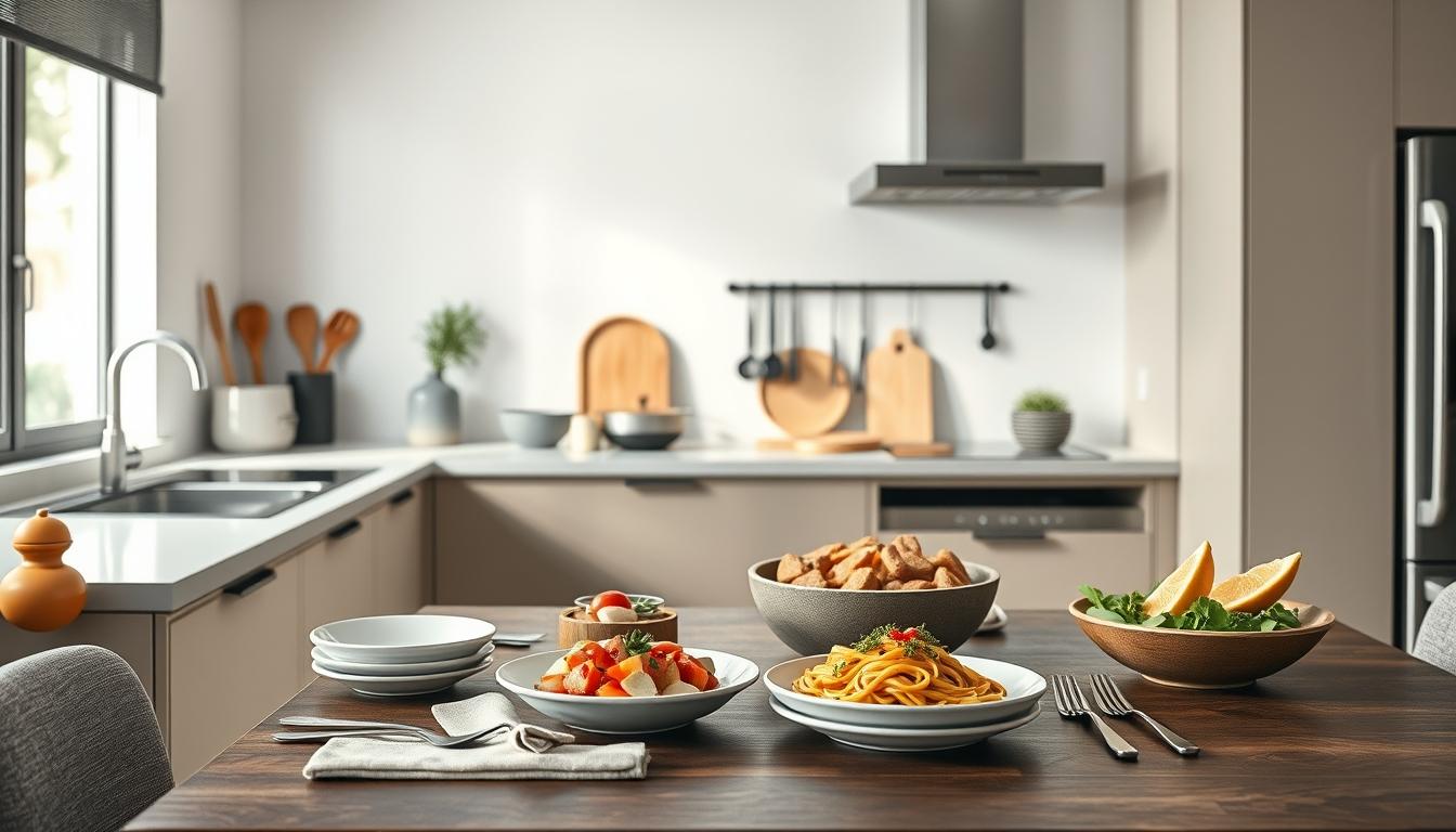 Fresh ingredients and home cooking inspiration