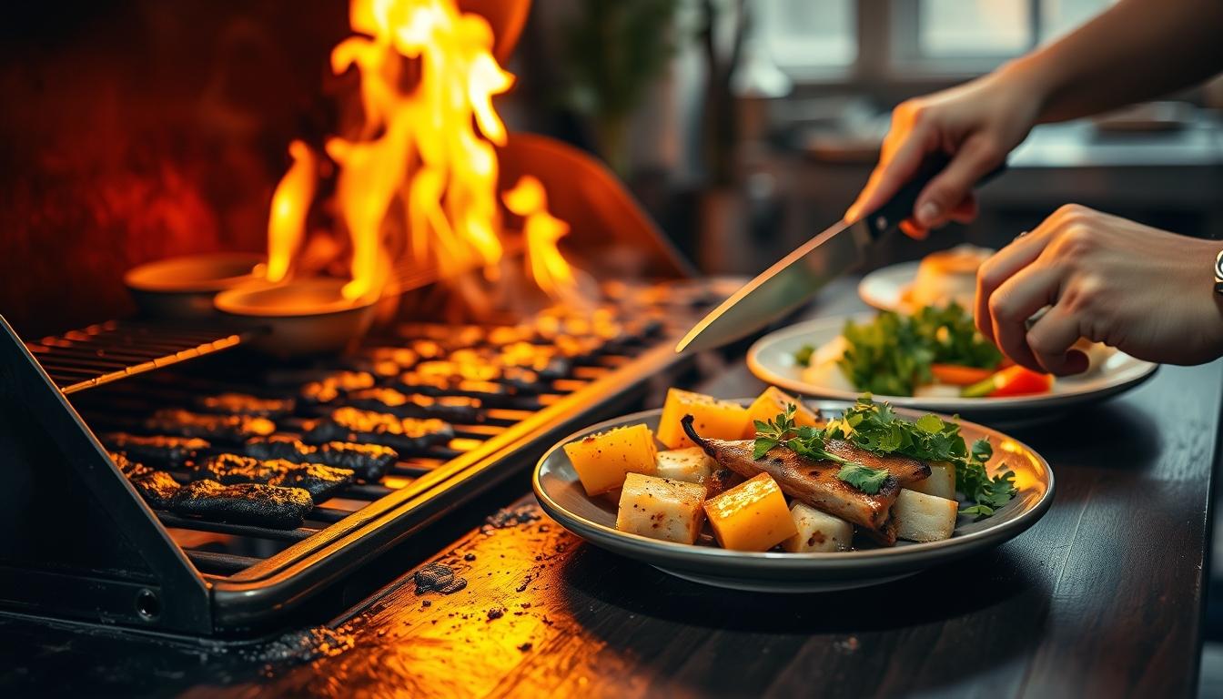 Fresh ingredients for healthy home cooking